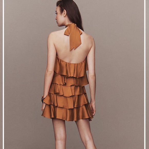 BHLDN MARIA ROSETTE RUFFLE MINI DRESS - Picture 9 of 9